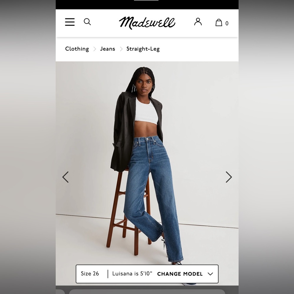Vintage Straight Madewell Jeans